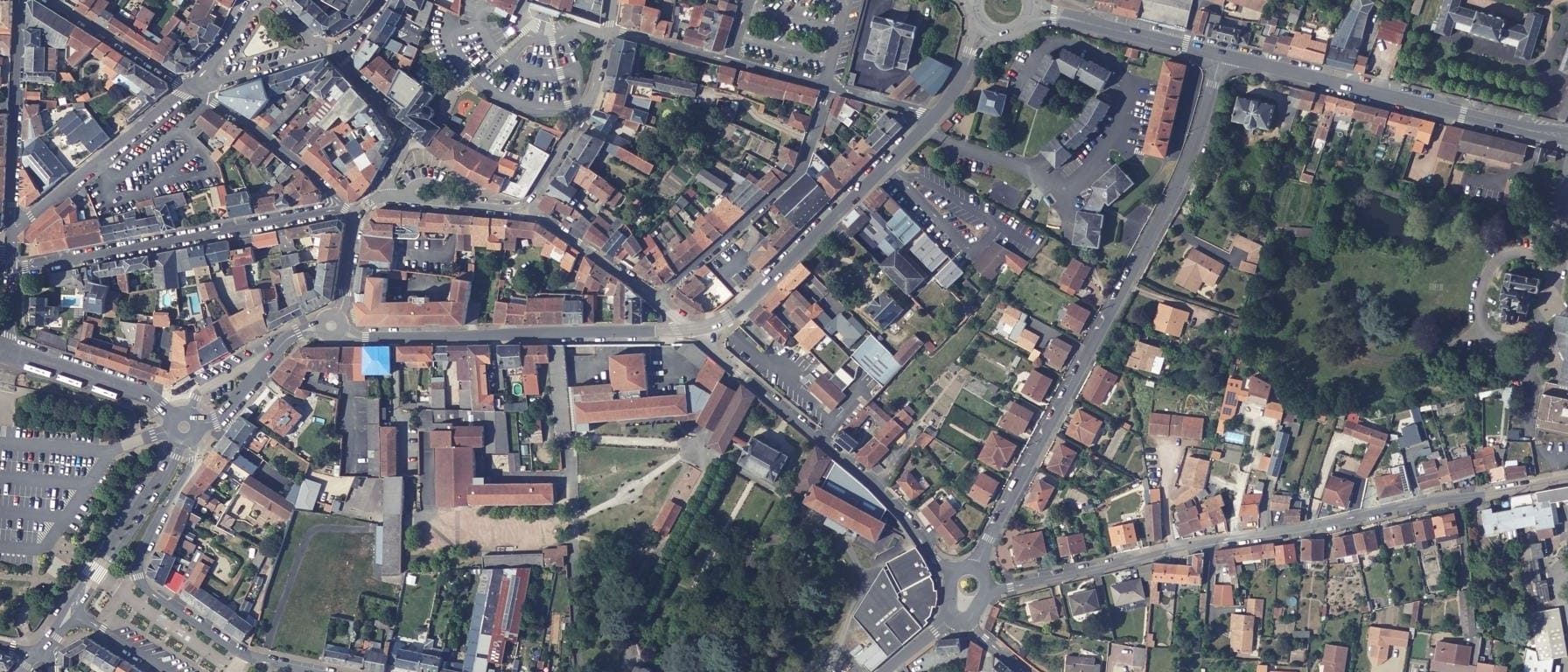 Vue aérienne de Lycée Saint Joseph