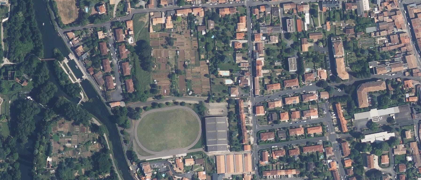 Vue aérienne de Institut Catholique Supérieur Saint André (Niort - 79)