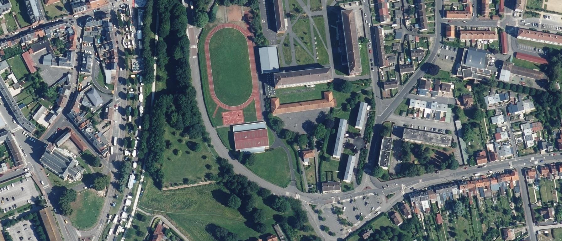 Vue aérienne de Lycée Boucher De Perthes