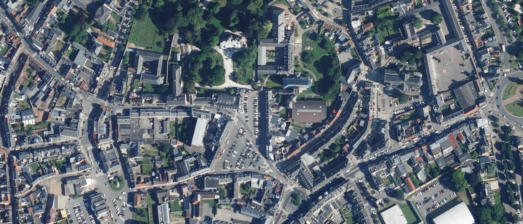 Vue aérienne de Lycée Saint Pierre