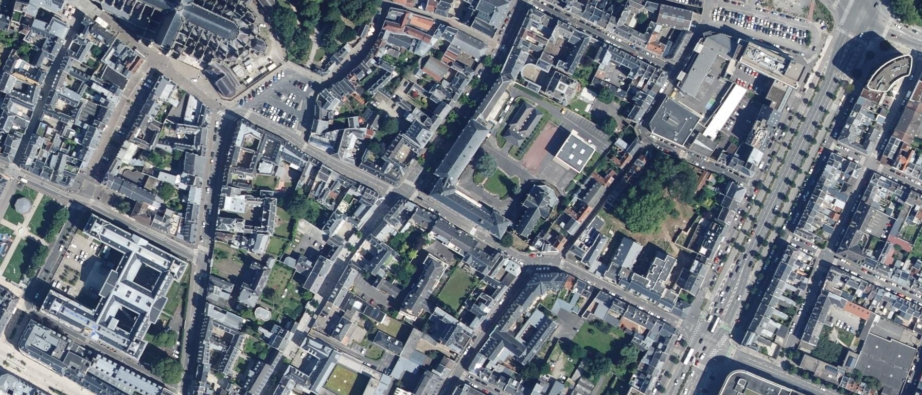 Vue aérienne de Lycée Sacre-Coeur