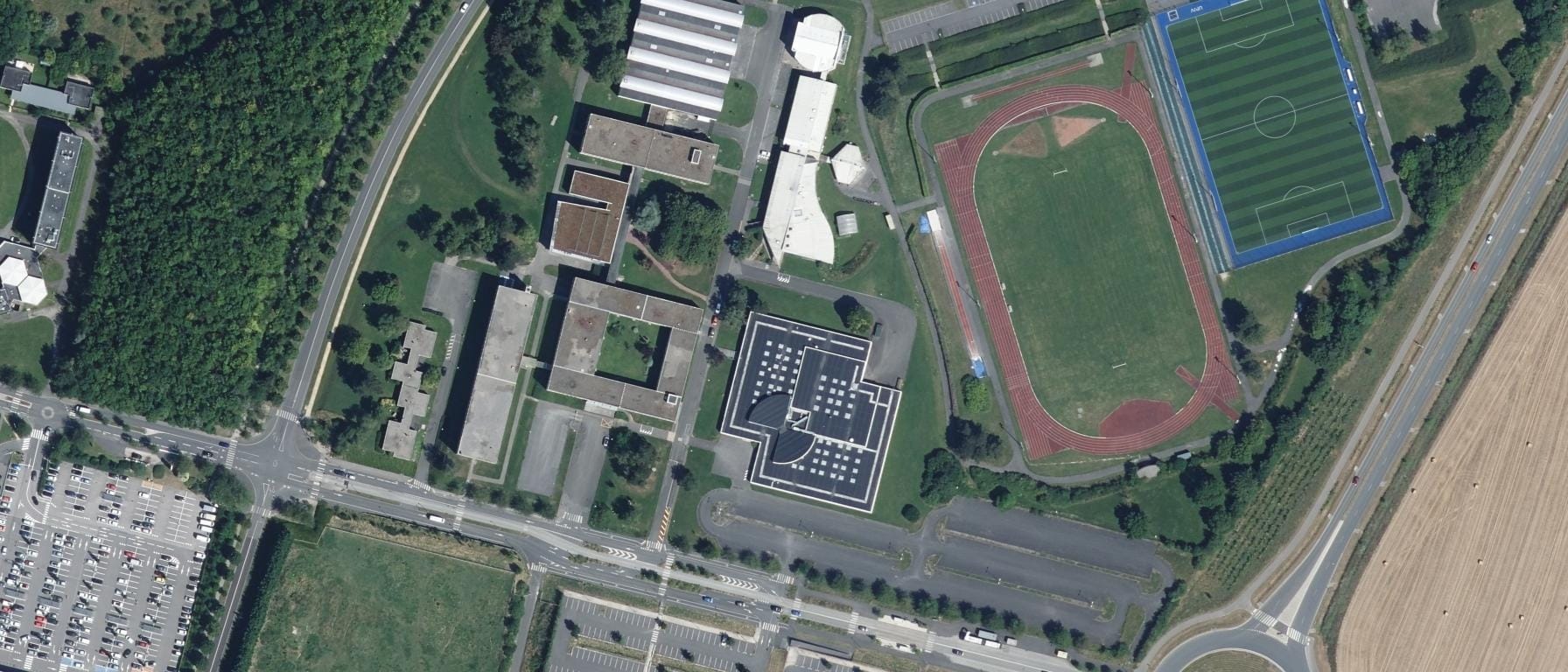 Vue aérienne de IUT d'Amiens