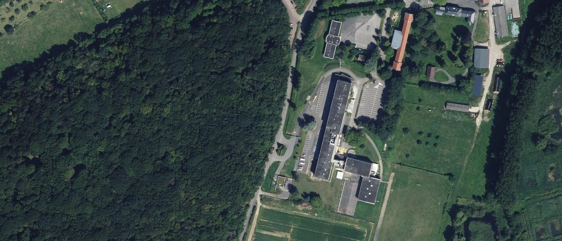 Vue aérienne de Lycée agricole le Paraclet Amiens-Cottenchy