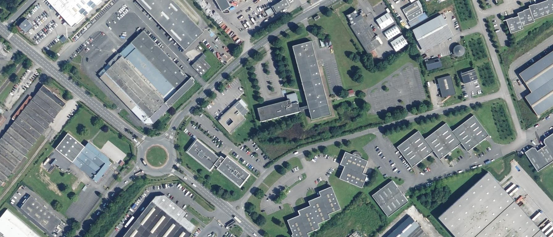 Vue aérienne de PROMEO CFAI Picardie - Site d'Amiens