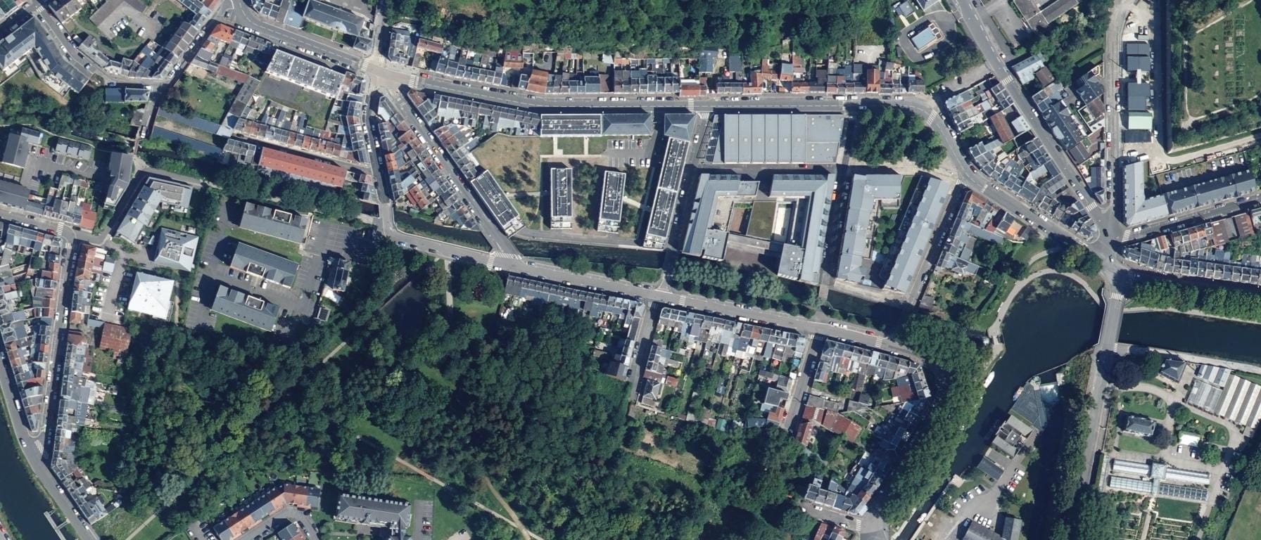 Vue aérienne de Ecole supérieure d'art et de design d'Amiens Métropole