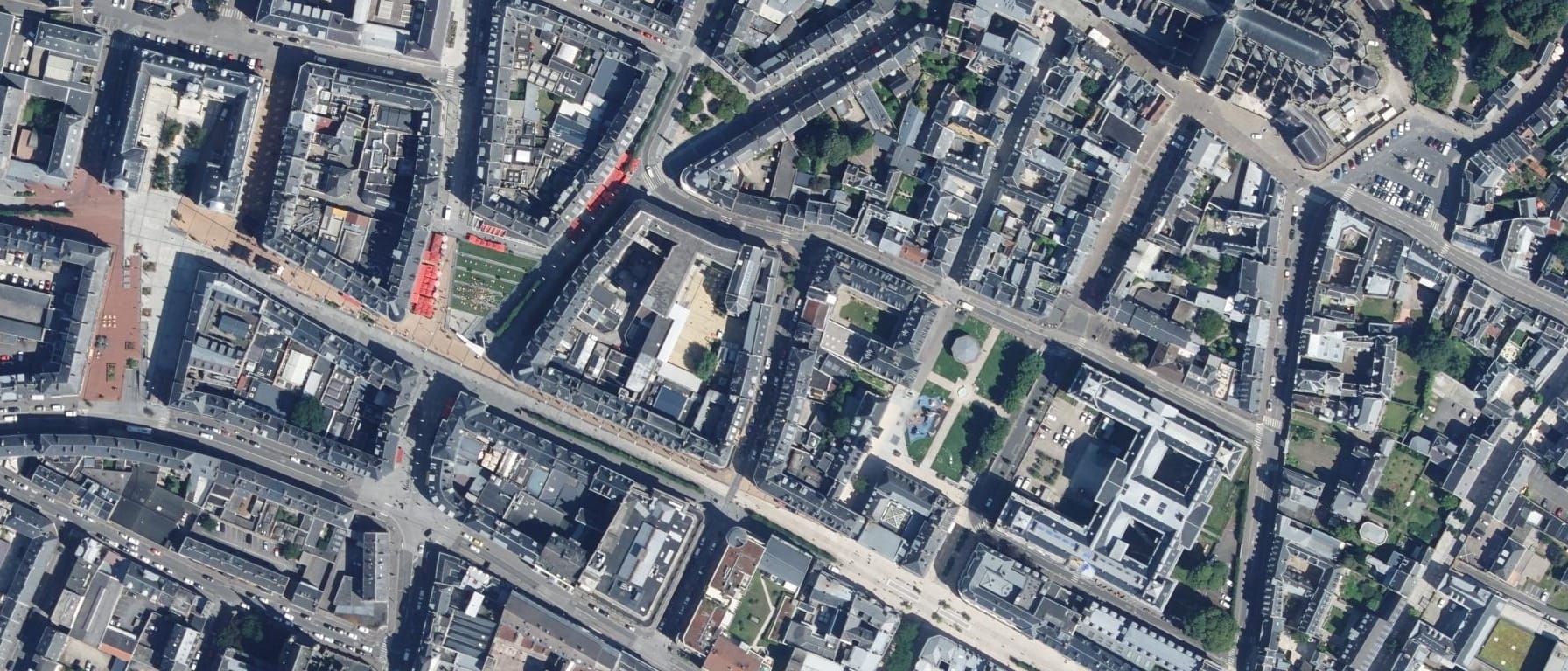 Vue aérienne de Lycée Saint Remi