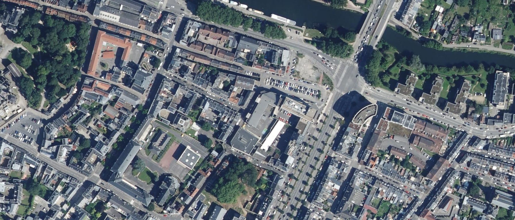Vue aérienne de INTERFOR SIA (Amiens - 80)