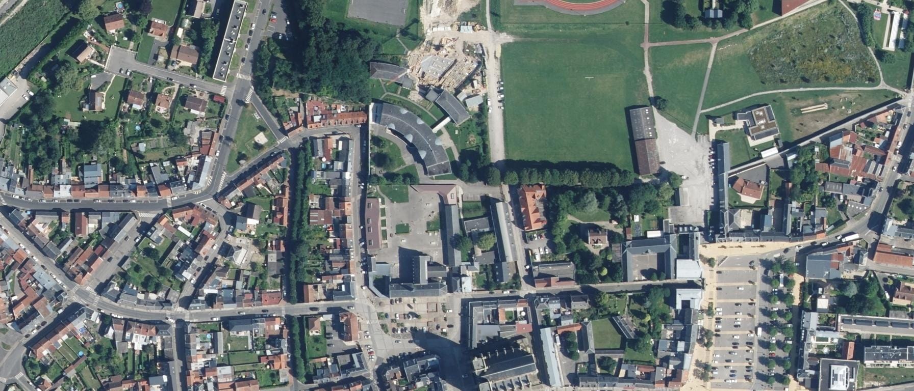 Vue aérienne de Lycée Sainte Colette