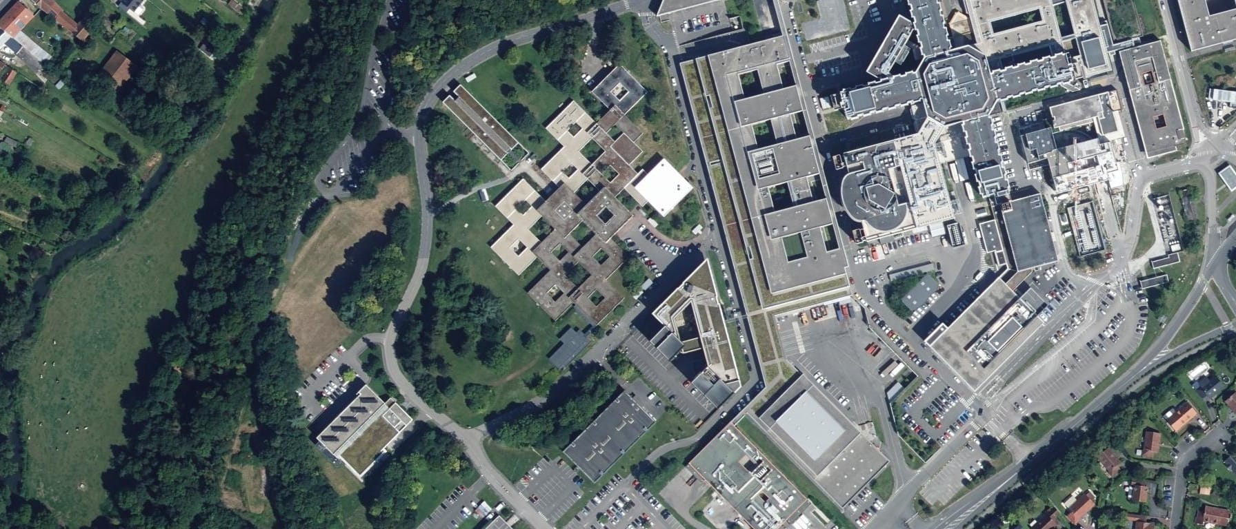 Vue aérienne de Institut de Formation en Soins Infirmiers - CHU AMIENS PICARDIE