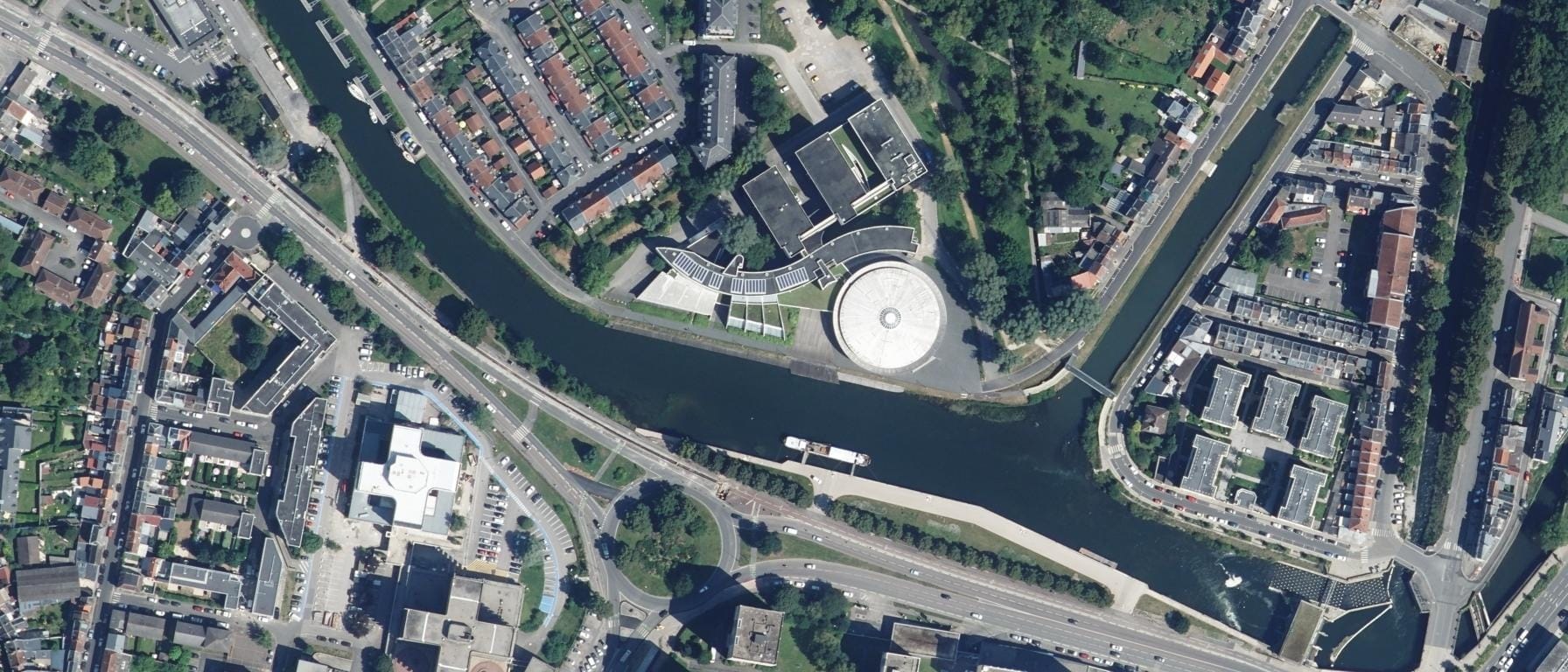 Vue aérienne de UniLaSalle Amiens - Energie, Numérique