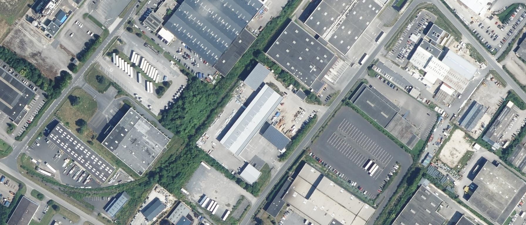 Vue aérienne de AFTRAL- CFA TRANSPORT ET LOGISTIQUE - Site d'Amiens