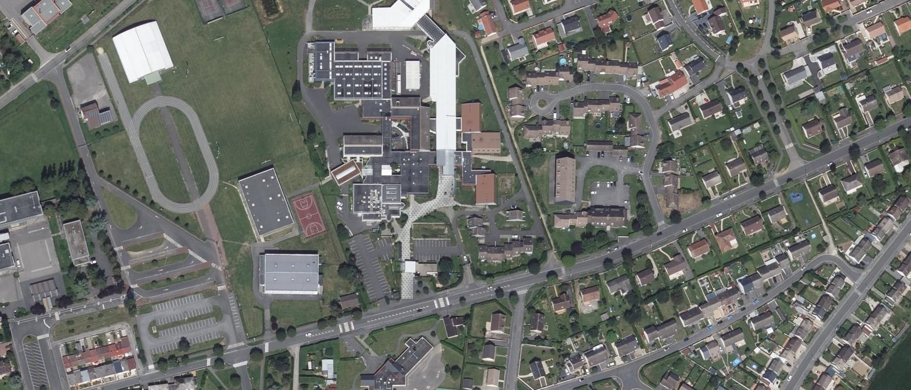 Vue aérienne de UFA Jean Racine