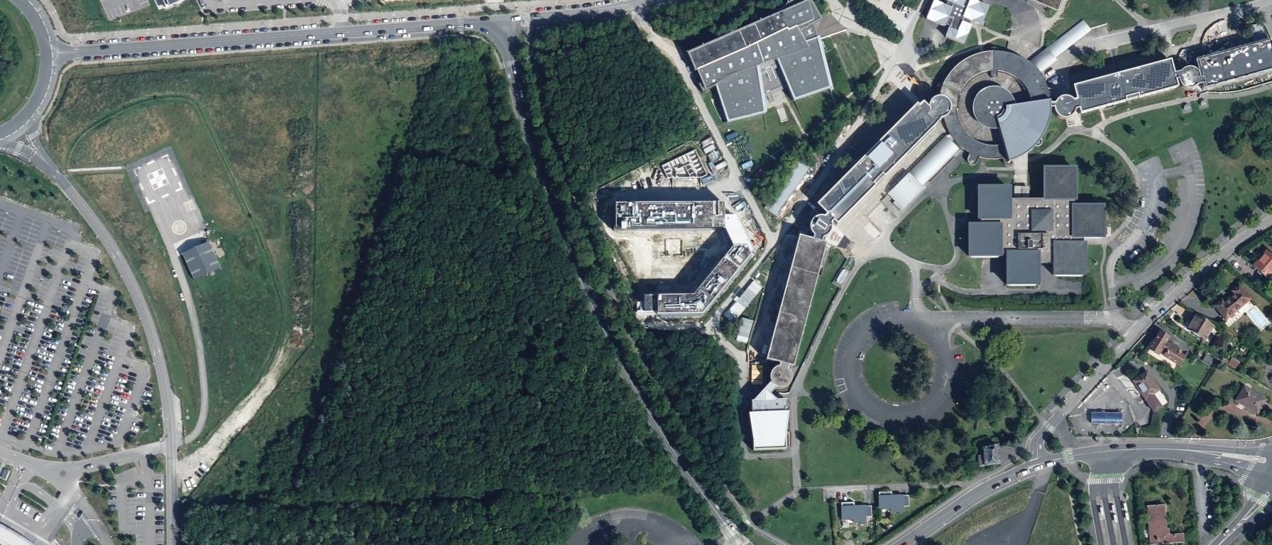 Vue aérienne de INSTITUT DE FORMATION DE TECHNICIENS DE LABORATOIRE MEDICAL (IFTLM) UFR SANTE