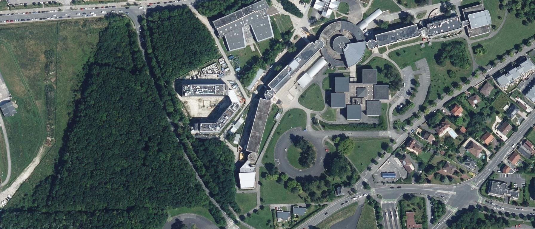 Vue aérienne de INST FORM MANIP RADIO MEDICALE CHU AMIENS IFMEM
