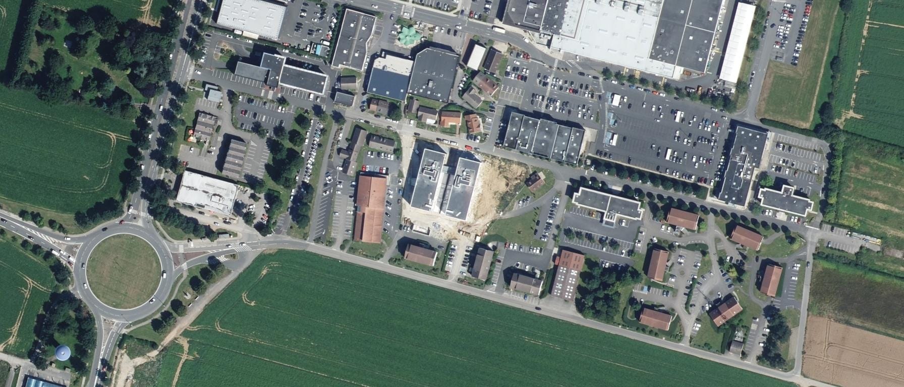 Vue aérienne de Ecole du commerce PIGIER-Bruno Triay Conseil (Dury - 80)