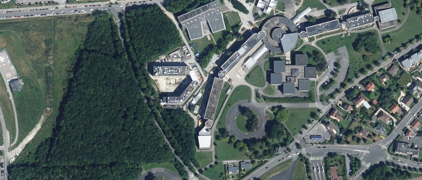 Vue aérienne de Institut de formation en Ergothérapie du chu Amiens-Picardie