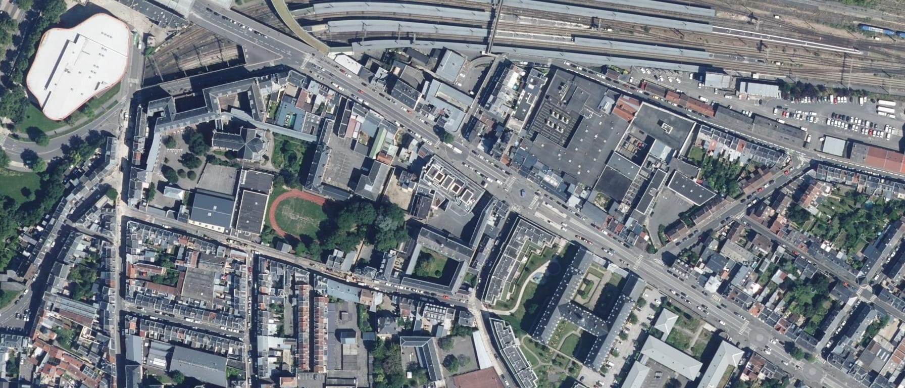 Vue aérienne de Écoles Terrade & Eduka - Amiens (80)