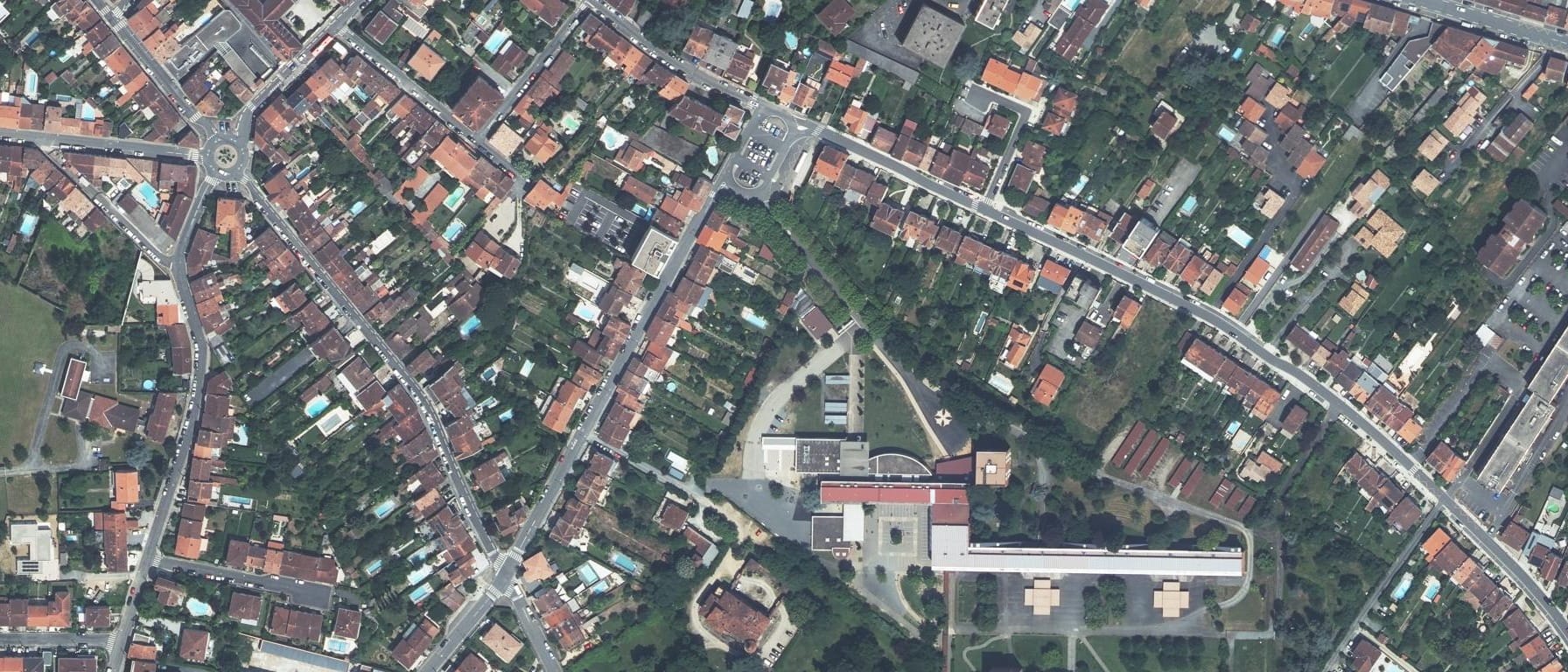 Vue aérienne de Lycée BELLEVUE