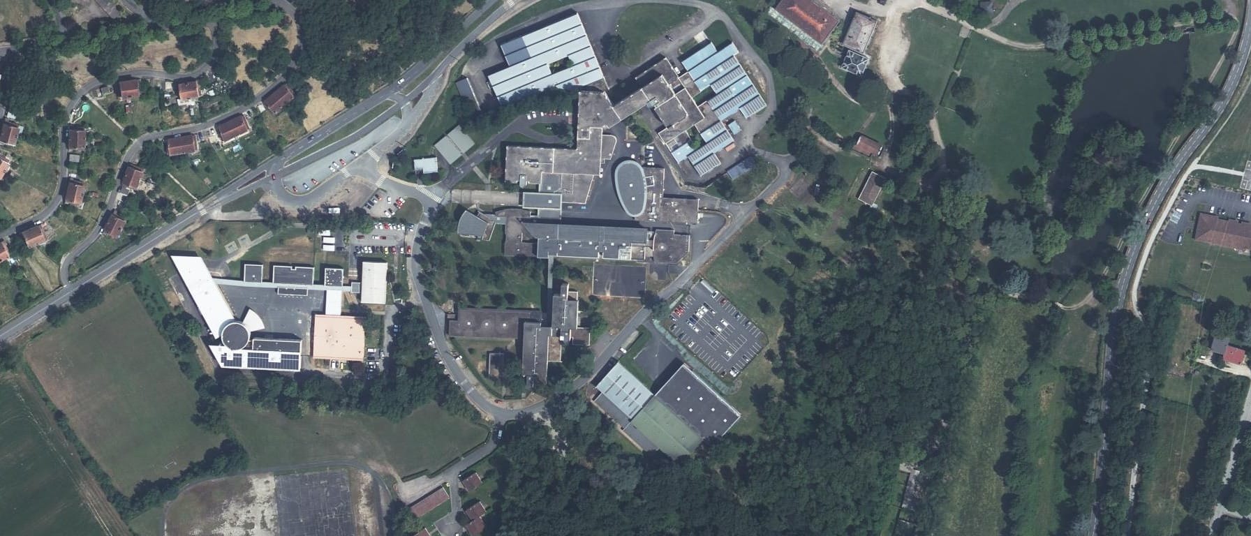 Vue aérienne de Lycée Jean Jaurès - CFA Public Education Nationale