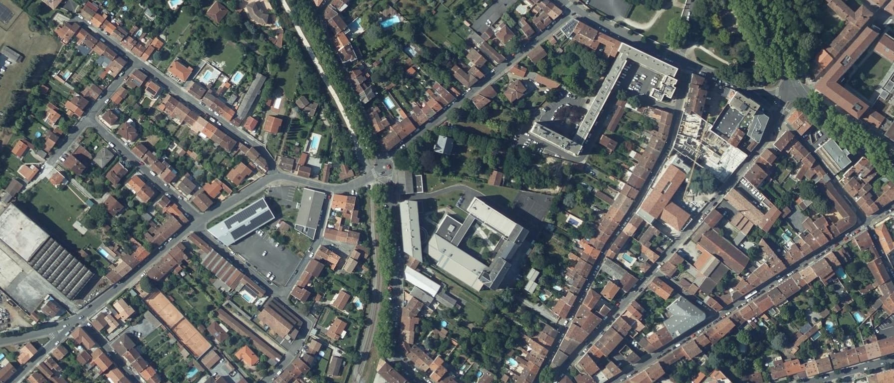 Vue aérienne de Lycée professionnel Anne Veaute