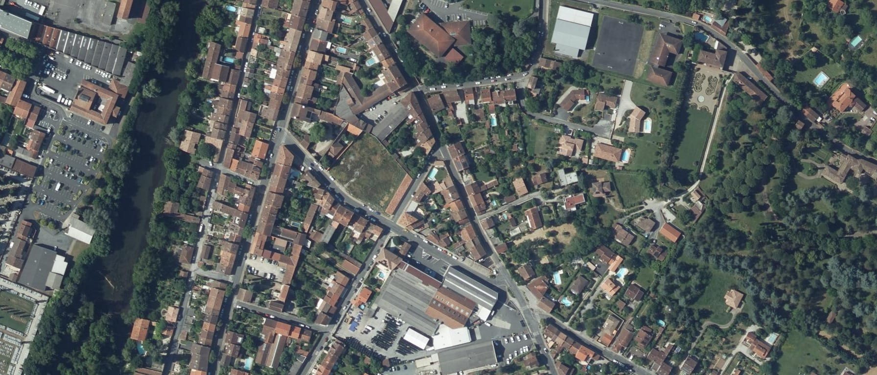 Vue aérienne de Lycée Notre Dame