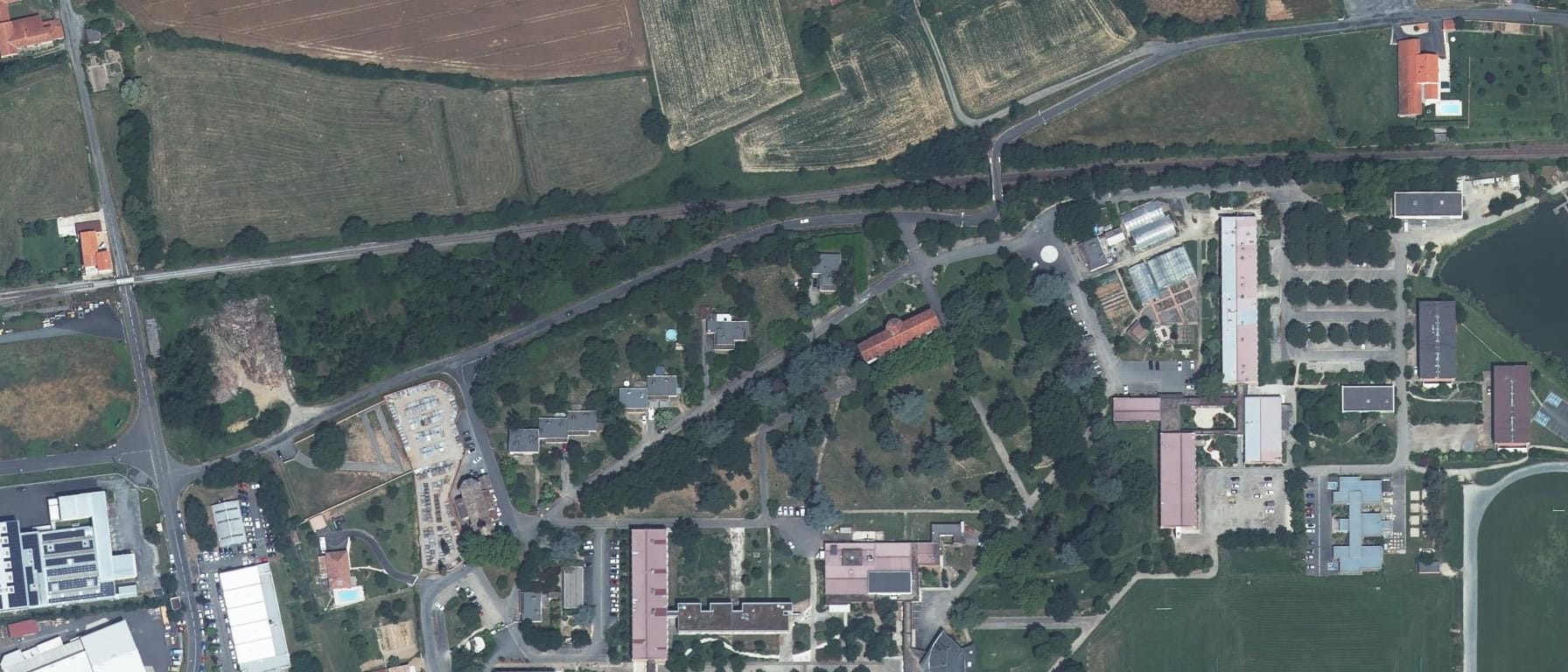 Vue aérienne de L.E.G.T.A. Albi - Fonlabour
