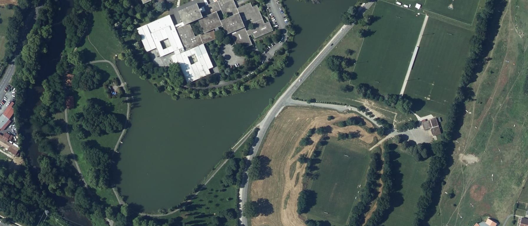 Vue aérienne de Lycée La Borde Basse