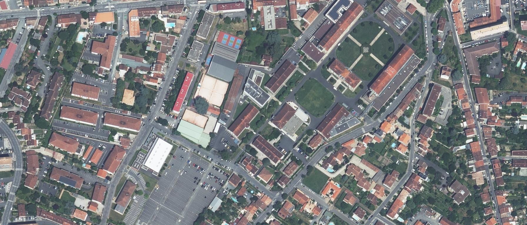 Vue aérienne de IFSI Albi