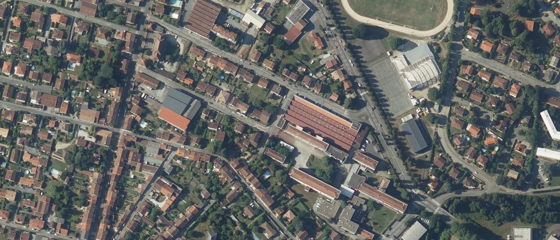 Vue aérienne de Lycée professionnel Marie Antoinette Riess - CFA Public Education Nationale