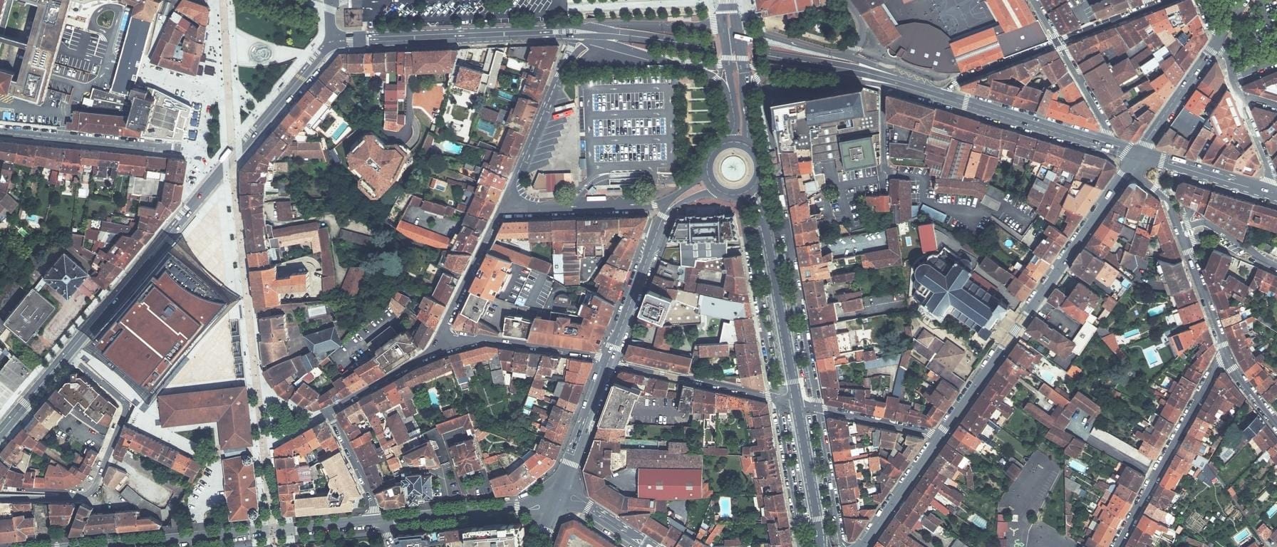 Vue aérienne de Centre de formation d'apprentis Occitanie Business School