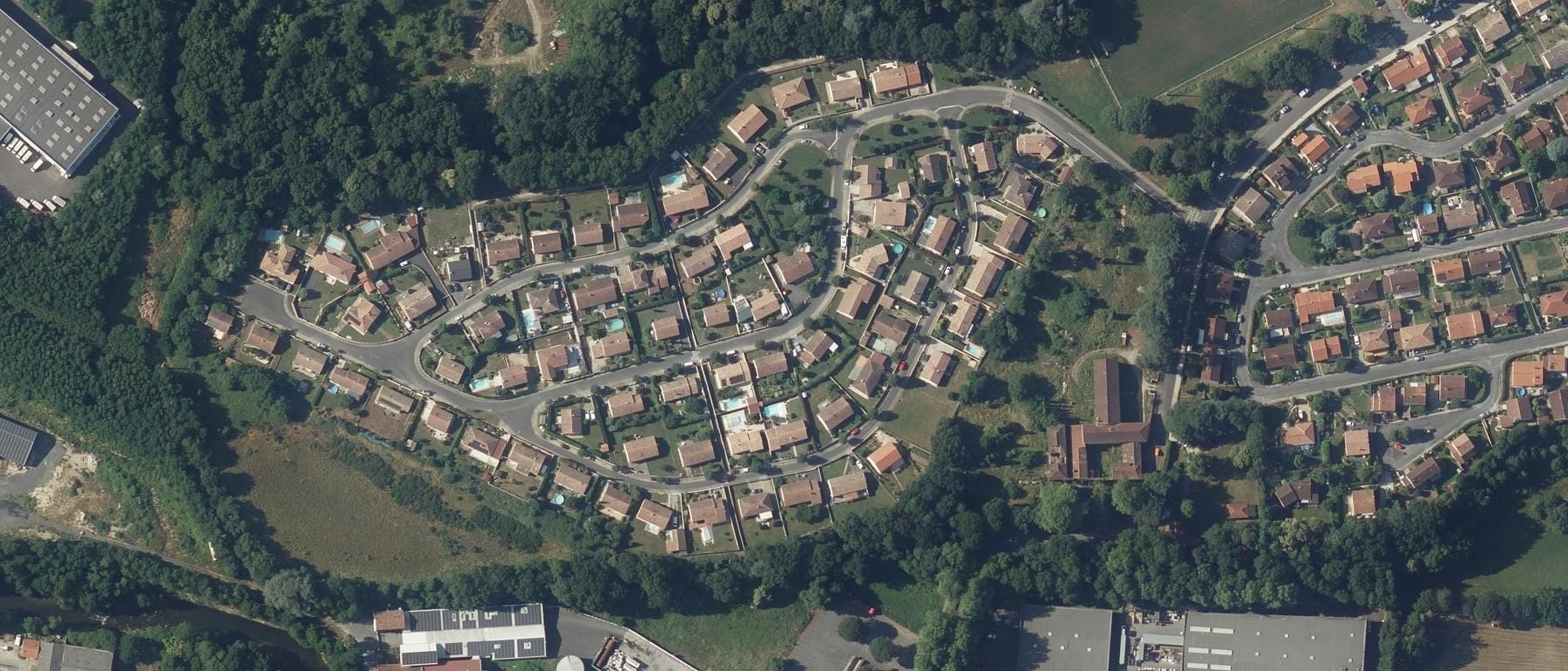 Vue aérienne de Site de formation d'apprentis Ecole Orthopédie Orthèse - CCI Tarn