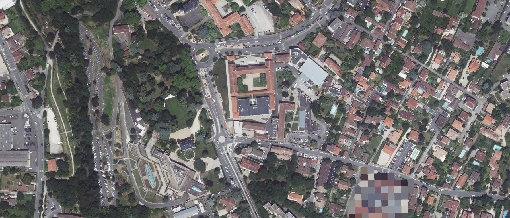 Vue aérienne de IFSI CH Montauban