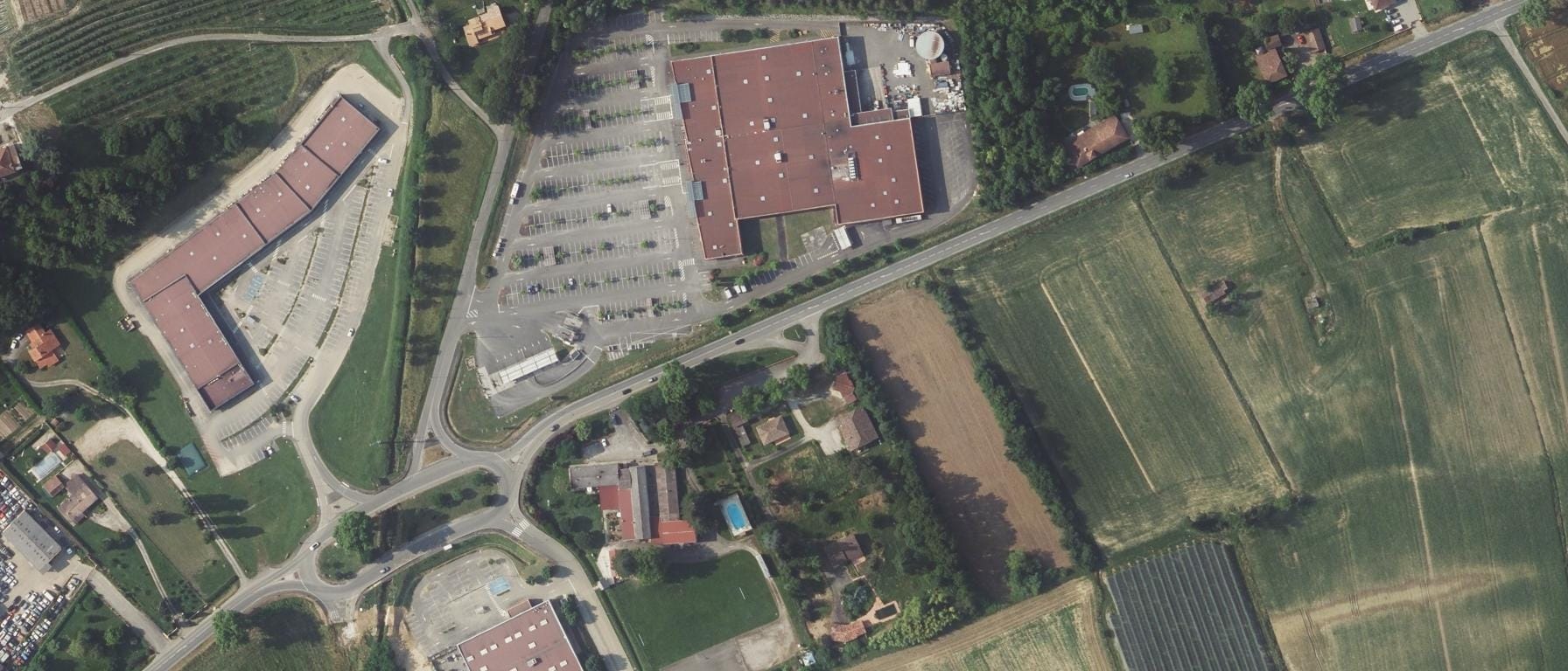 Vue aérienne de MFR de Moissac