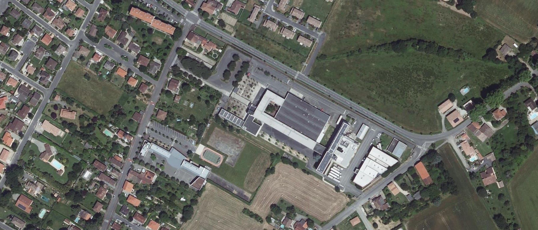 Vue aérienne de Lycée JEAN BAYLET