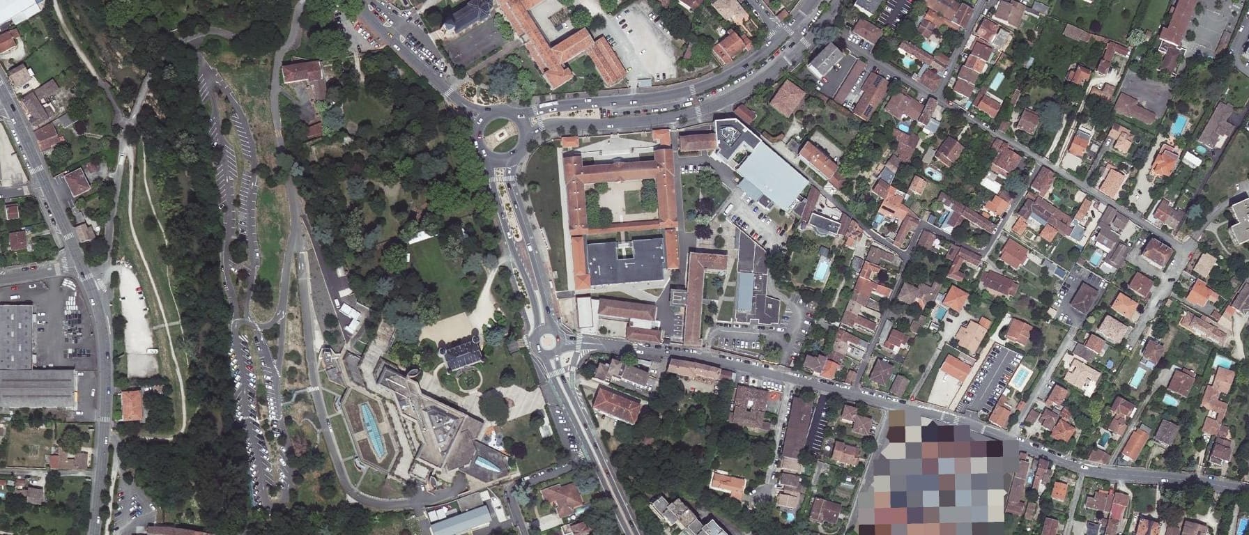 Vue aérienne de IFMEM CHU TOULOUSE - ANTENNE DE MONTAUBAN