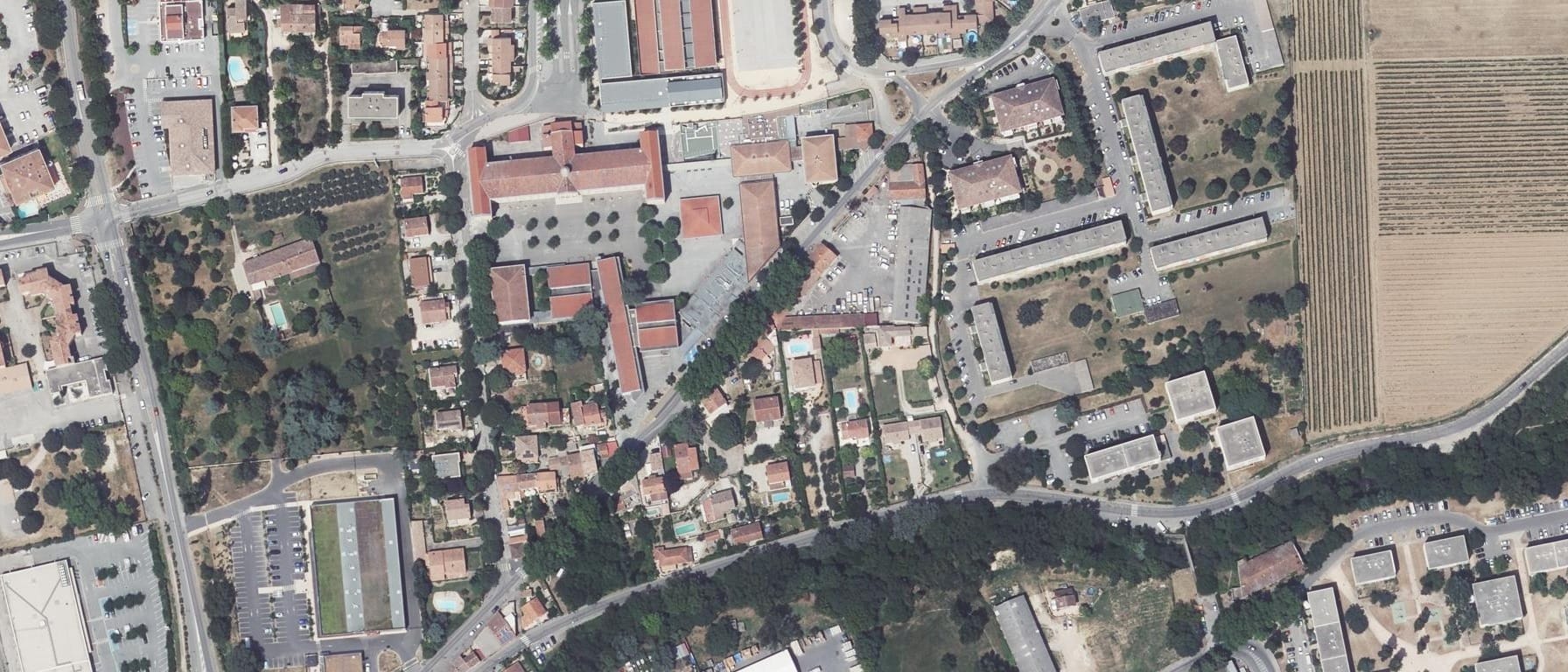 Vue aérienne de Lycée Raynouard