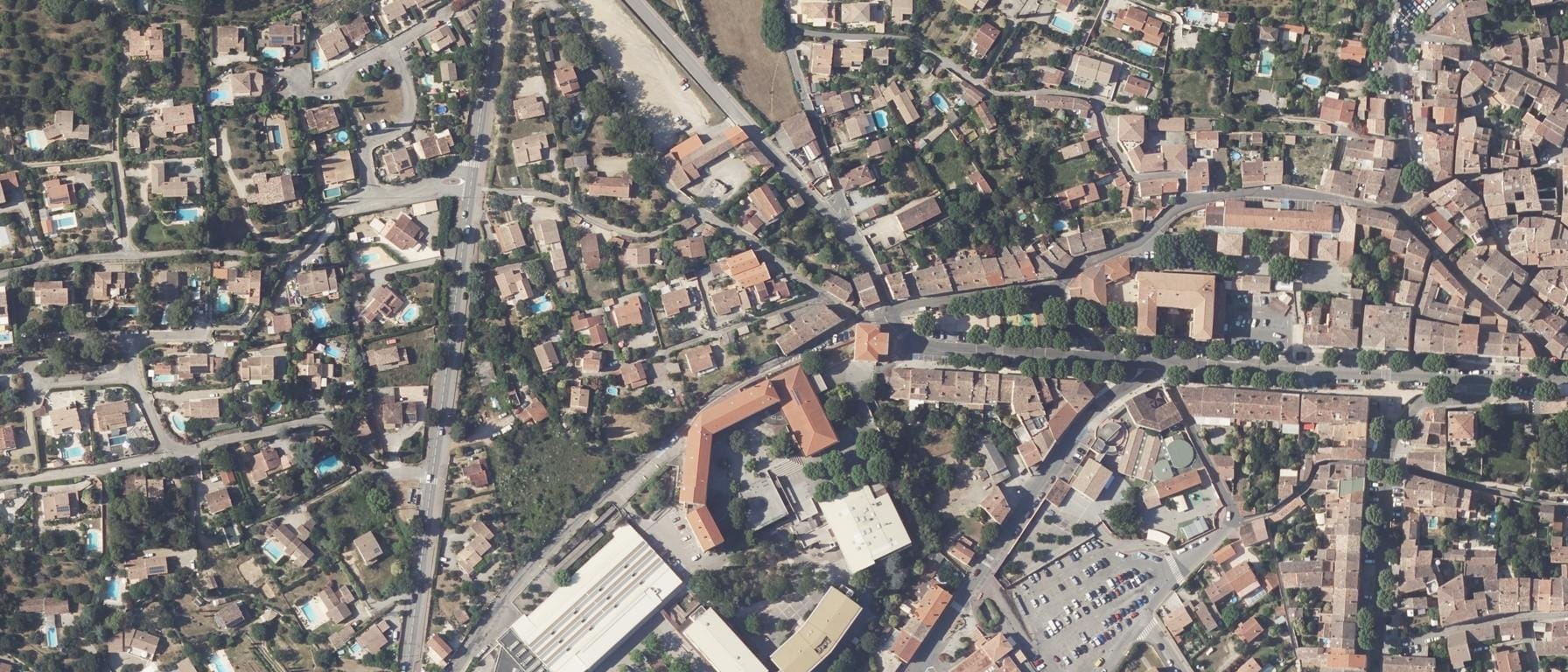 Vue aérienne de Lycée de Lorgues - Thomas Edison