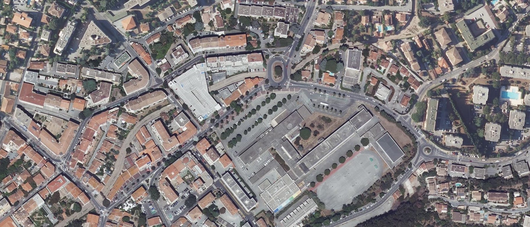 Vue aérienne de Lycée Antoine De Saint Exupery