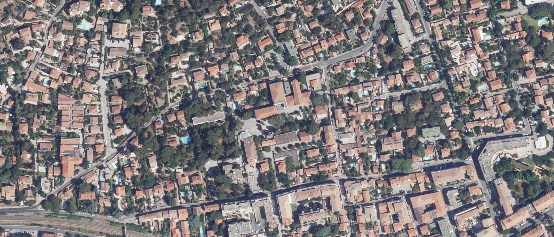Vue aérienne de Lycée Notre Dame