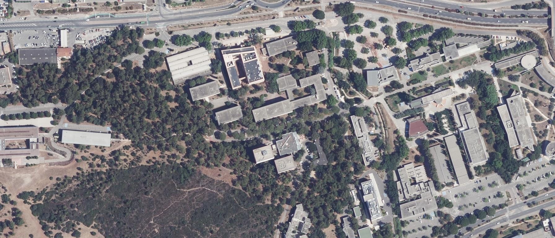 Vue aérienne de I.U.T de Toulon