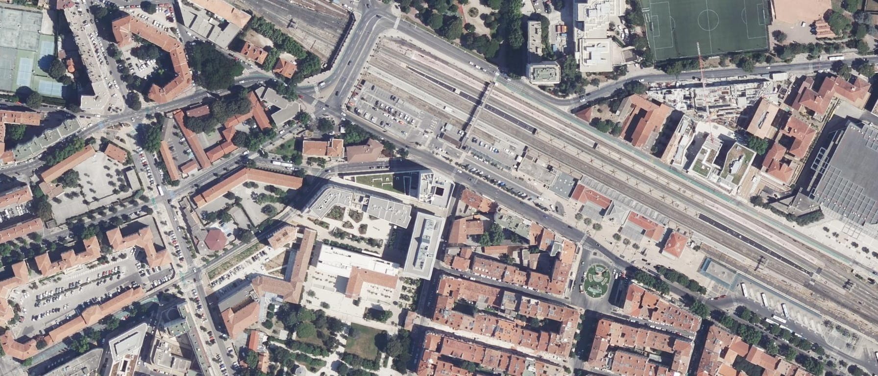 Vue aérienne de École supérieure d art et de design Toulon Provence Méditerranée