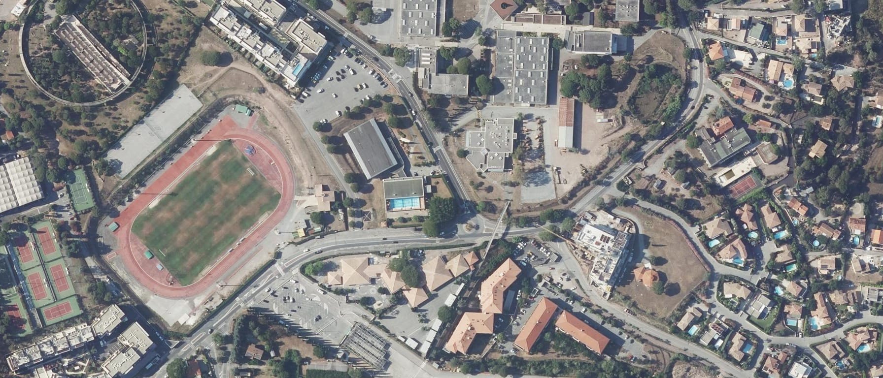 Vue aérienne de Lycée professionnel Gallieni