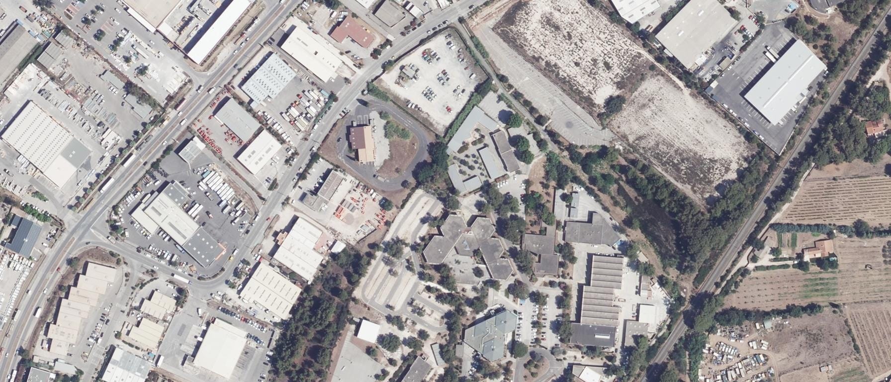 Vue aérienne de Lycée la Tourrache