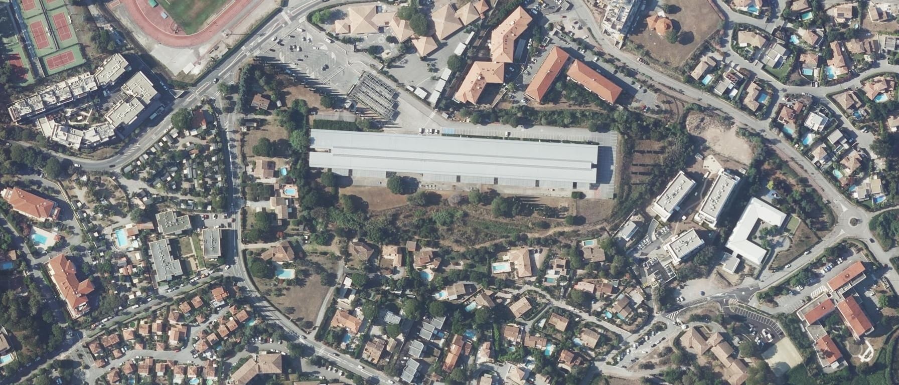 Vue aérienne de Lycée Albert Camus