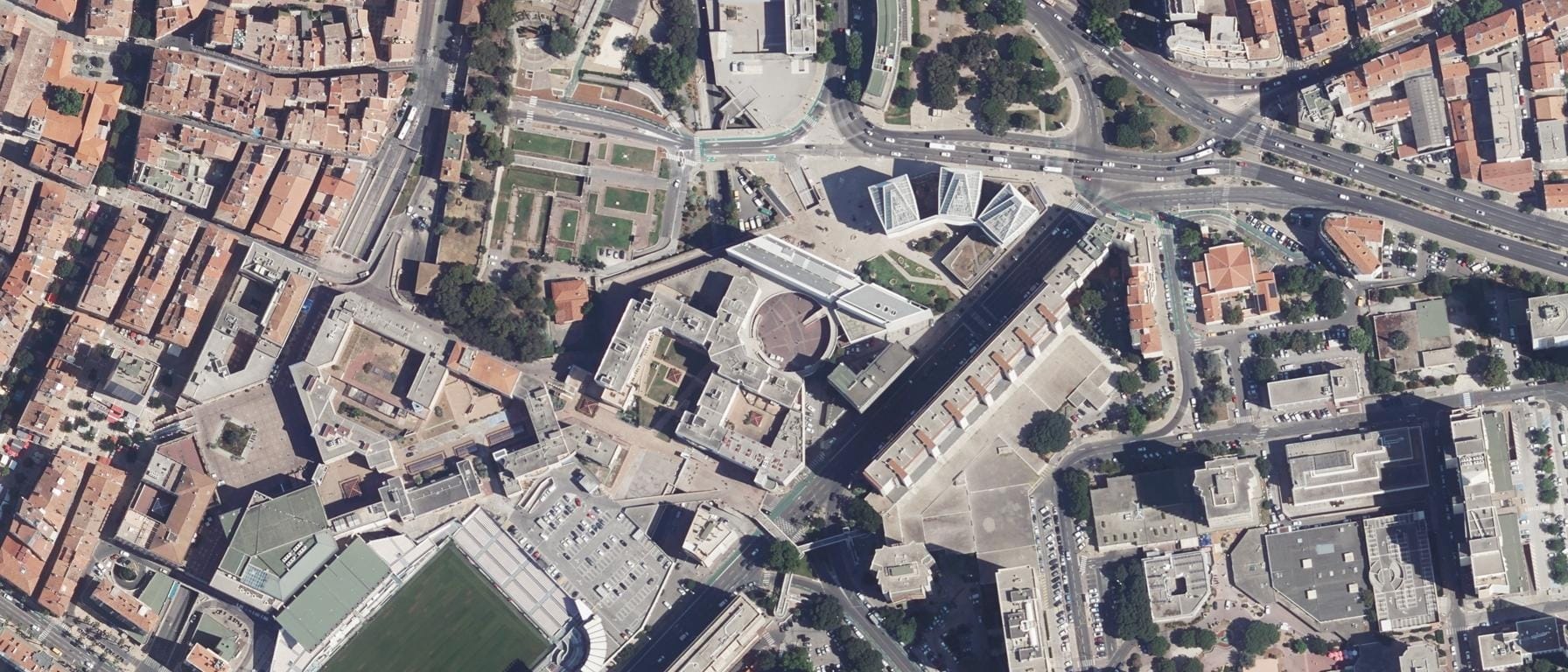 Vue aérienne de ISEN Méditerranée - Toulon - Informatique et numérique