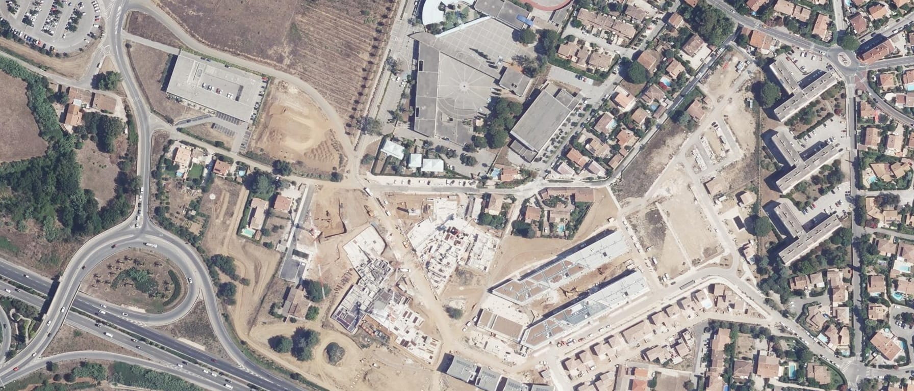 Vue aérienne de CFPPA de Hyères