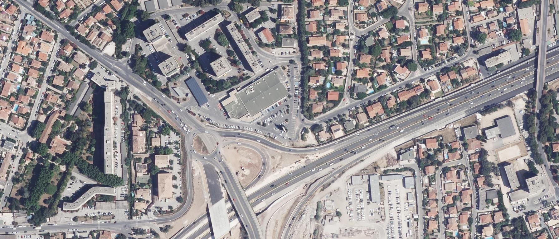Vue aérienne de Ecole supérieure privée FORMAVAR (La Valette-du-Var - 83)