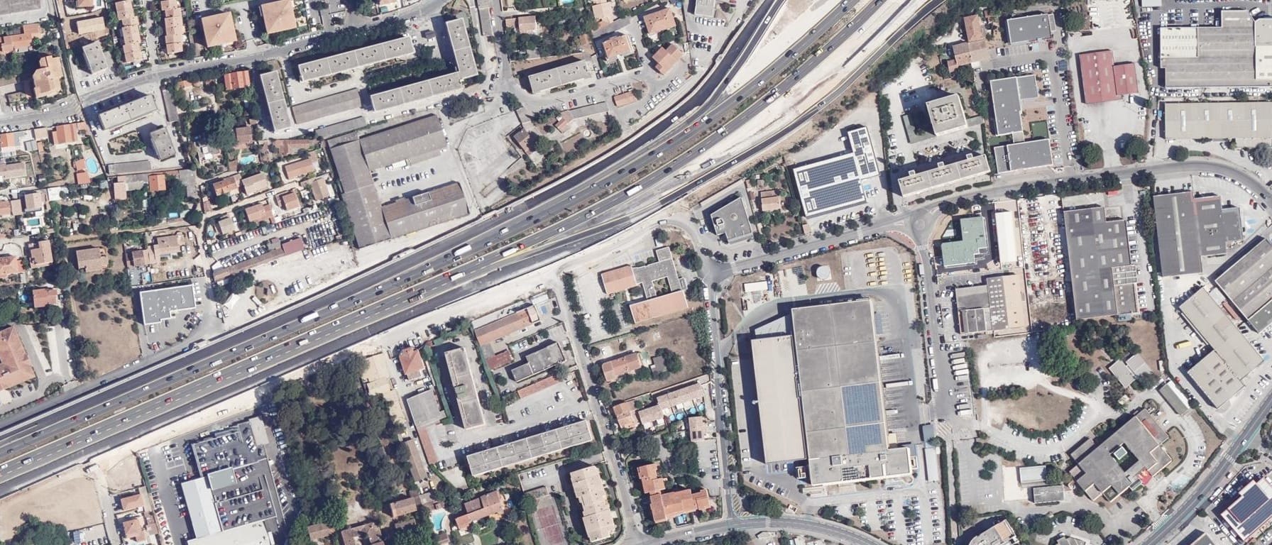 Vue aérienne de Organisme de formation-Centre de formation d'apprentis ISIM 83 La Valette du var