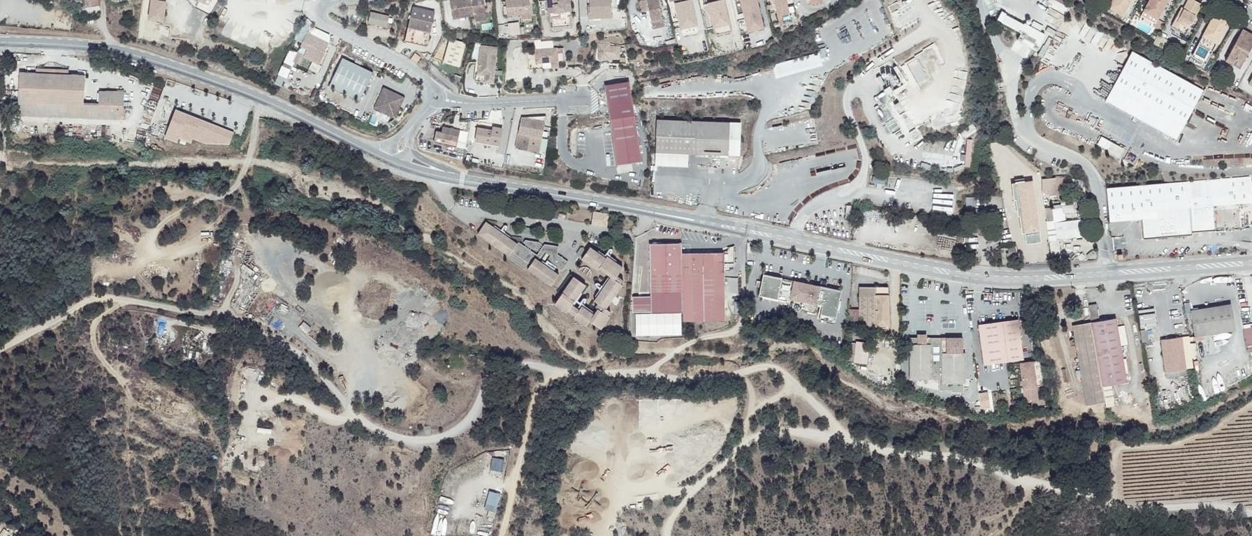 Vue aérienne de Site de formation d'apprentis L'Ecole Du Luxe Sainte maxime