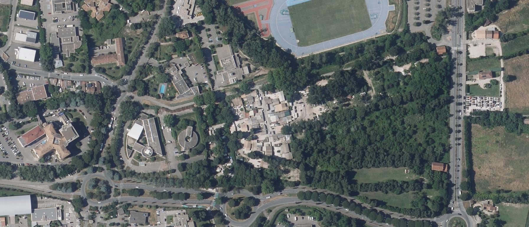 Vue aérienne de École supérieure d’art d’Avignon